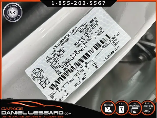 Ford F-150 TREMOR, SUPERCREW, BTE 5'7'', MAG 18PO, 3.5L 2023 - Photo 35