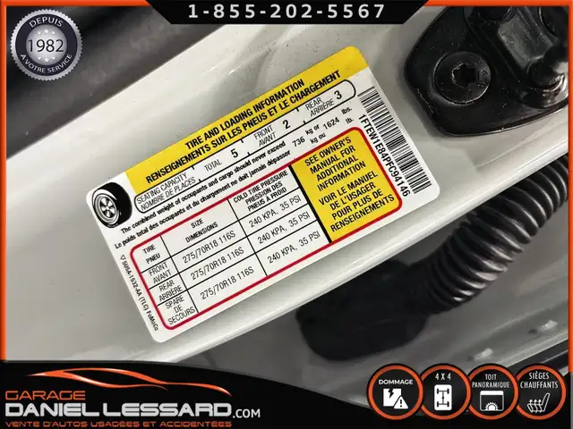 Ford F-150 TREMOR, SUPERCREW, BTE 5'7'', MAG 18PO, 3.5L 2023 - Photo 36