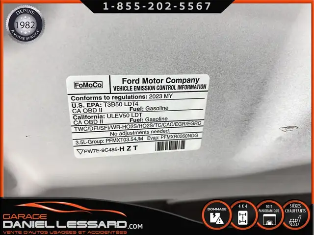 Ford F-150 TREMOR, SUPERCREW, BTE 5'7'', MAG 18PO, 3.5L 2023 - Photo 37