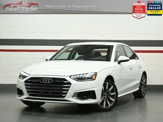 2022 Audi A4 No Accident Sunroof Heated Seats Lane Assist