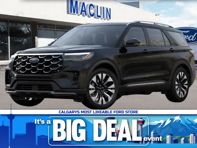 2026 Ford Explorer PLATINUM | LUX LEATHER PACKAGE