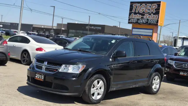 2015 Dodge Journey SE PLUS, 7 PASSENGER, 4 CYL, 195KMS, CERTIFIE