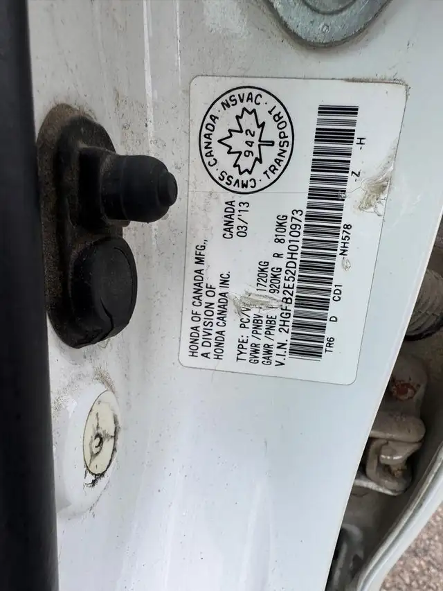 2013 Honda Civic EX, RUNS WELL, MANUAL, AS IS SPECIAL - Photo 17