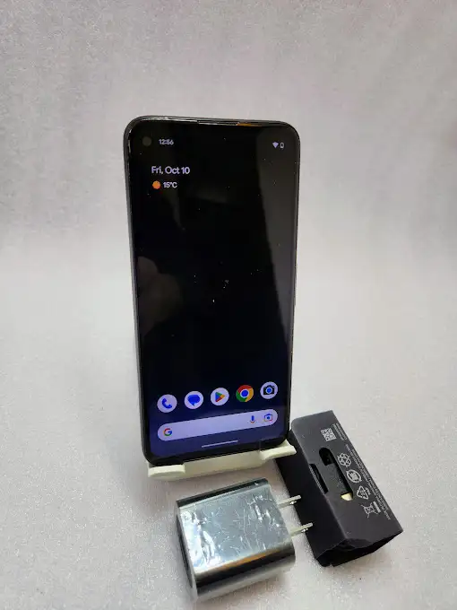 Google Pixel 4a 5g Black 3 Months Warranty W/Charger