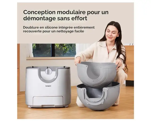Bac à litière automatique pour chat - Photo 2
