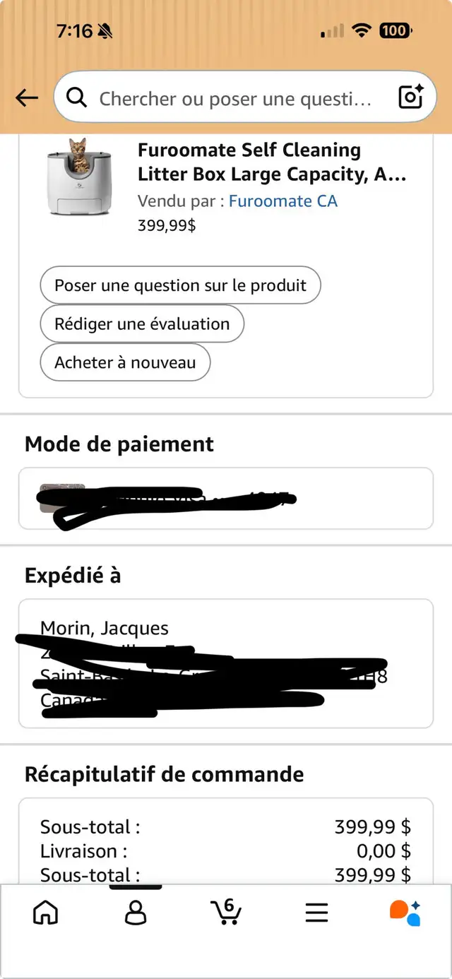 Bac à litière automatique pour chat - Photo 6