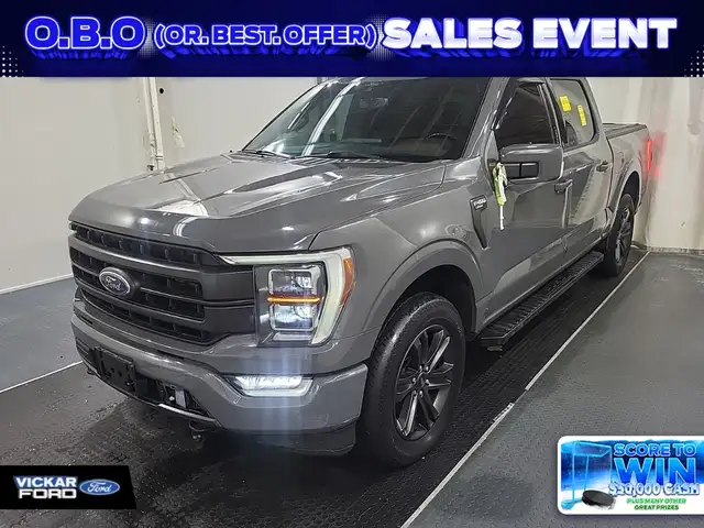 2021 Ford F-150 LARIAT 4WD 502A Sport Crew 2.7L Ecoboost HARD TO