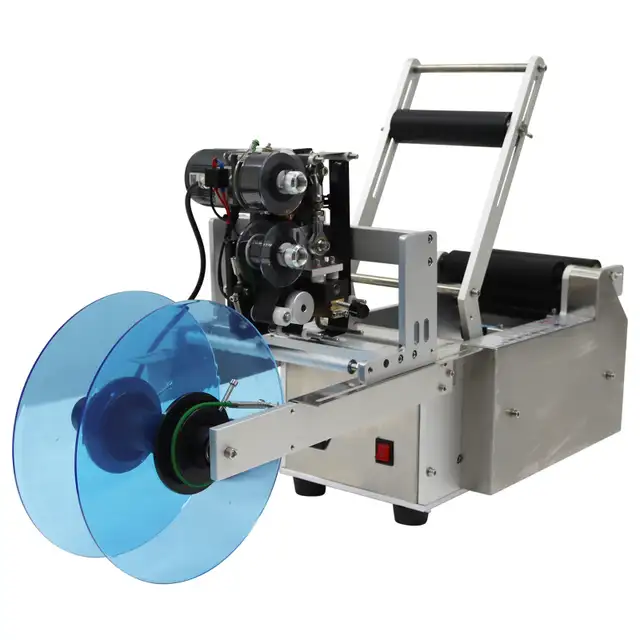 110V Semi-Automatic Round Bottle Coding &Labeling Machine 160830 - Photo 3