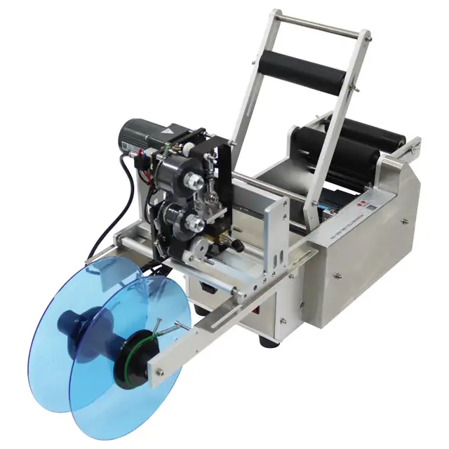 110V Semi-Automatic Round Bottle Coding &Labeling Machine 160830 - Photo 5