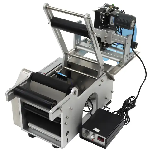 110V Semi-Automatic Round Bottle Coding &Labeling Machine 160830 - Photo 6