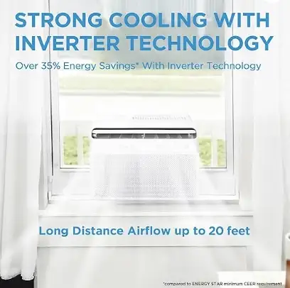 Midea 10,000 BTU U Shaped Smart Inverter Window Air Conditioner - Photo 3