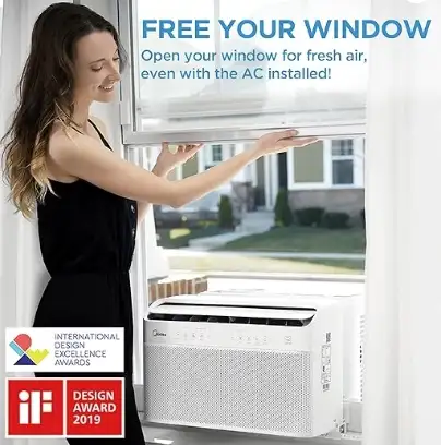 Midea 10,000 BTU U Shaped Smart Inverter Window Air Conditioner - Photo 6