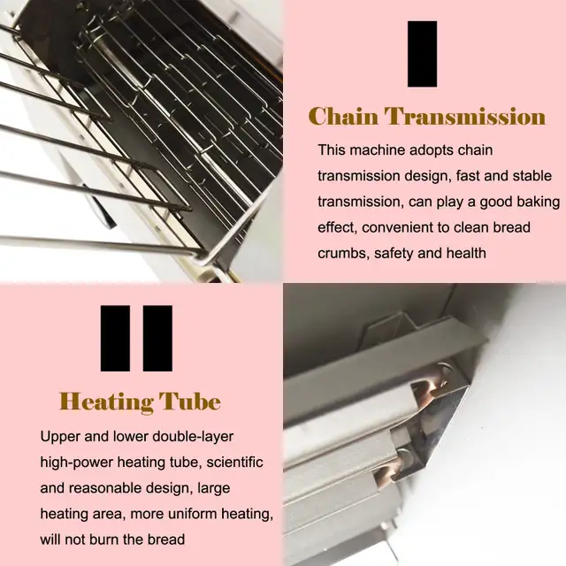 Commercial Conveyor Toaster Bread Bagel Food 110V 1500W 053195 - Photo 8