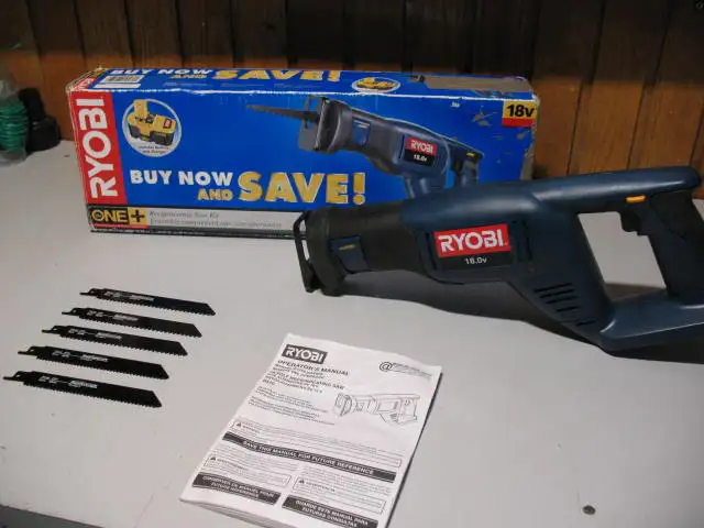 RYOBI 18V Cordless Reciprocating Saw, Brand New (Tool Only) - Photo 5