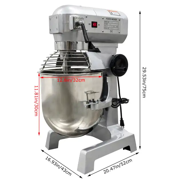 20L Dough Mixer Flour Dough Mixing Machine 110V 170634 - Photo 9