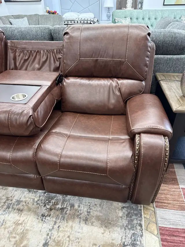 Huge Sale On New Power Recliner Sofa Loveseat With Console - Photo 2