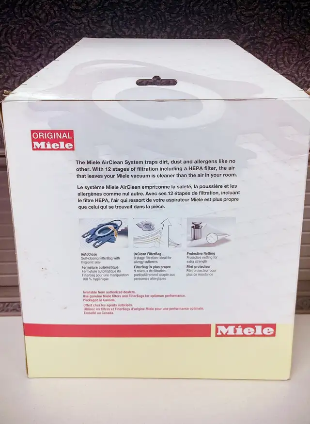 Filterbags Miele AirClean – 2 Trousses NEUVES (Stock 2 ans) - Photo 3