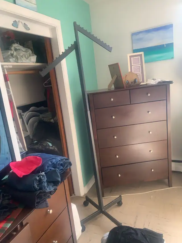 Extendable Clothing Rack on Wheel - Photo 2