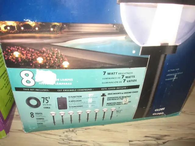 2 COMPLETE SETS NOMA MOON RAY OUTDOOR LIGHT & PARTS - Photo 3