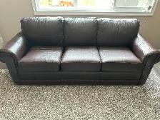 FOR SALE: 2 leather couches:,  Price: $600