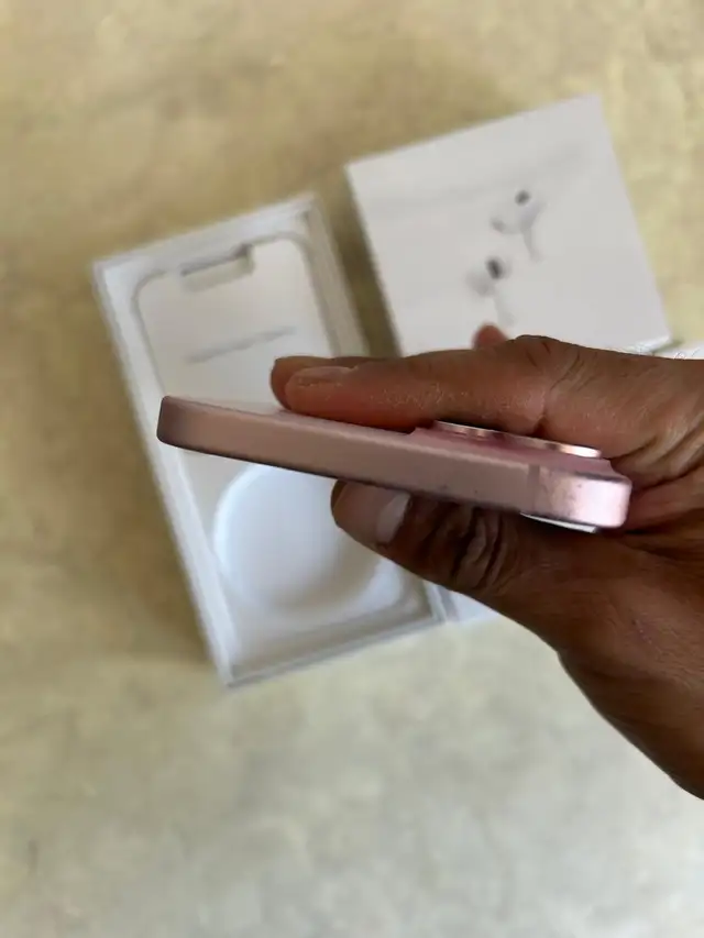 iPhone 15 Plus 128GB Pink 88% batt AirPods Pkg/Delivery - Photo 3