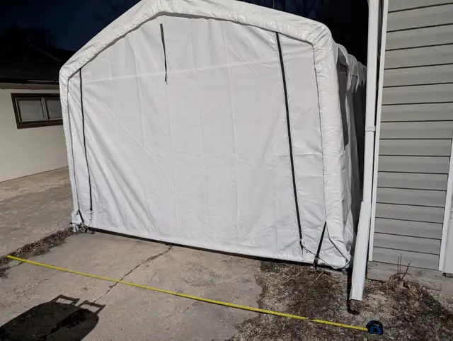 FREE ShelterLogic Auto Shelter 11x16x8 Feet