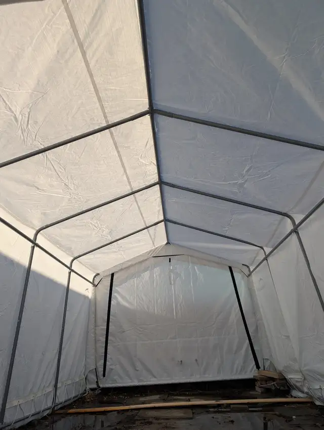 FREE ShelterLogic Auto Shelter 11x16x8 Feet - Photo 2