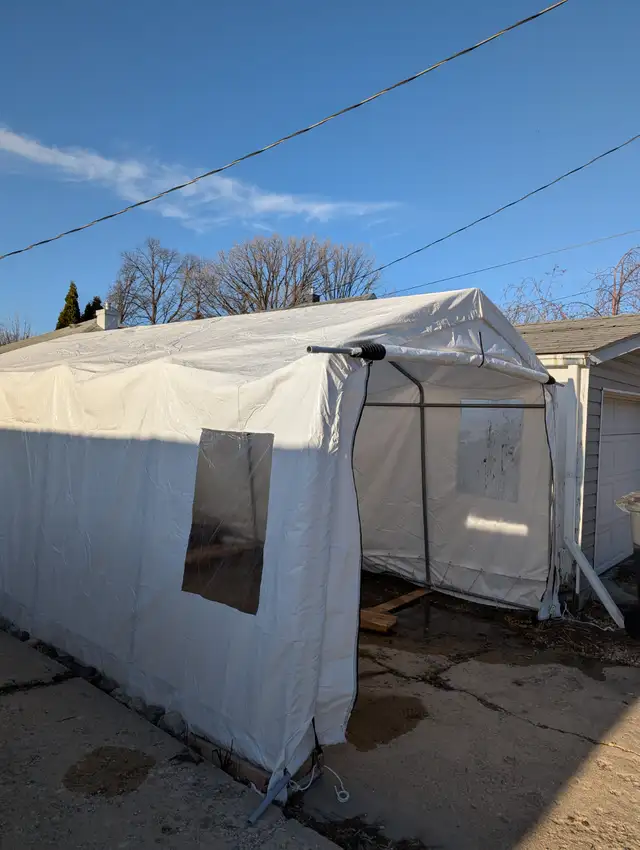 FREE ShelterLogic Auto Shelter 11x16x8 Feet - Photo 5