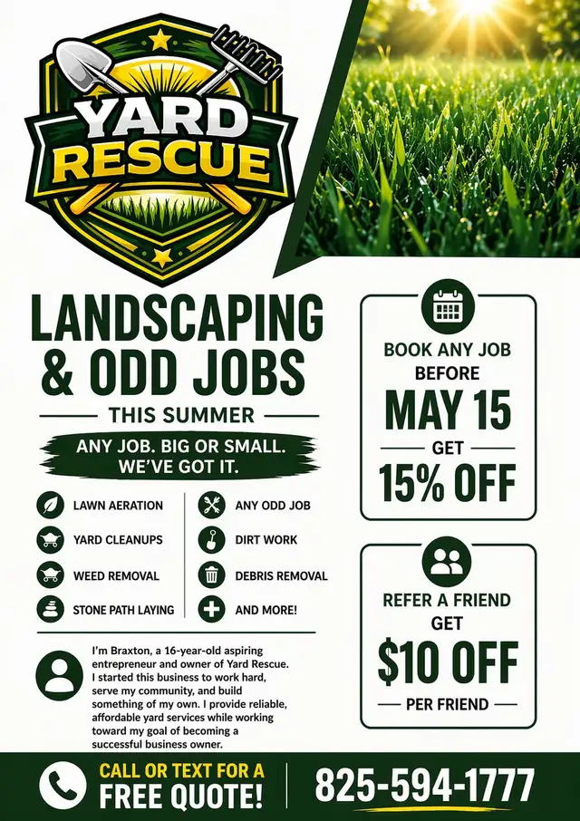 Spring Aeration and Landscaping