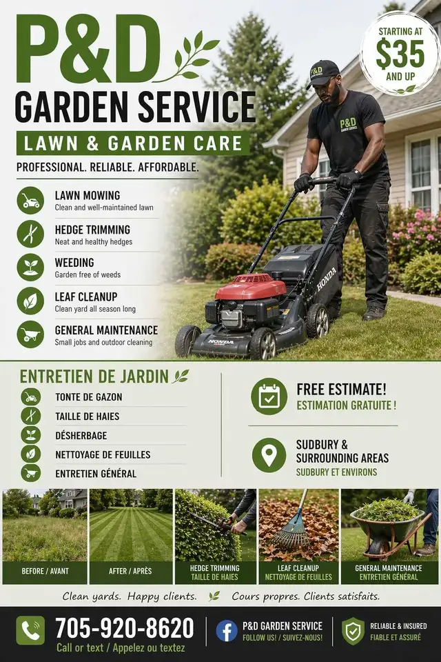 garden maintenance, lawnmower
