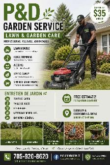 garden maintenance, lawnmower