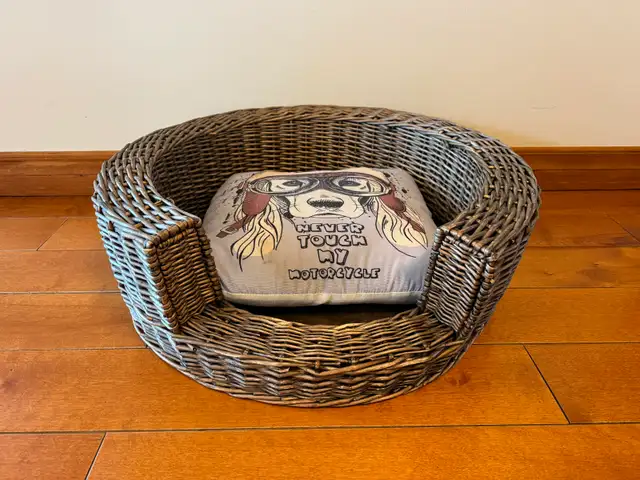 PANIER EN OSIER POUR CHIEN/ CHAT TRÈS SOLIDE