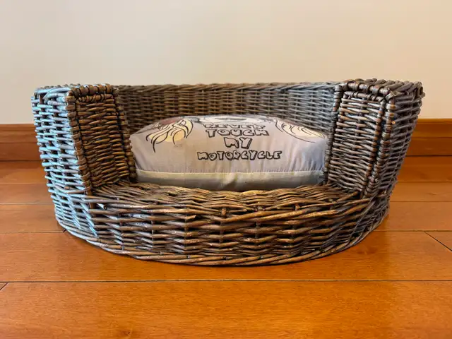 PANIER EN OSIER POUR CHIEN/ CHAT TRÈS SOLIDE - Photo 3