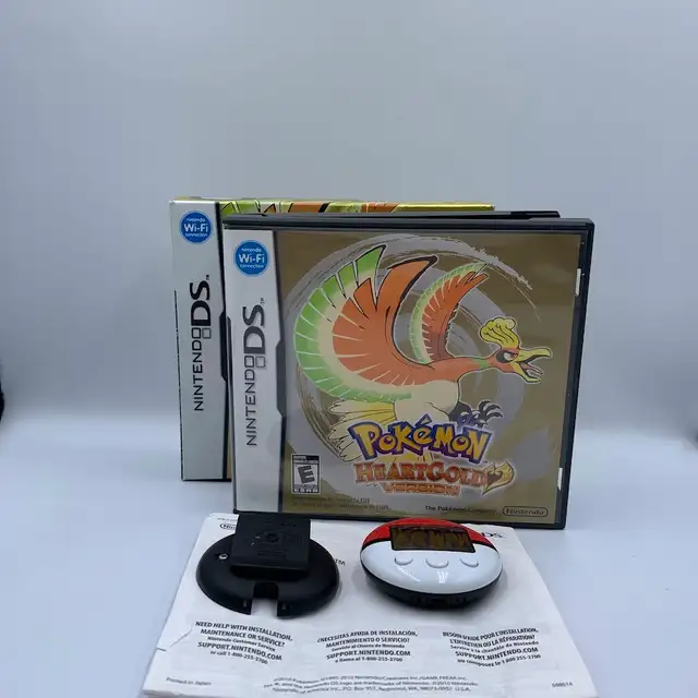Pokemon HeartGold Version Big Box with PokeWalker