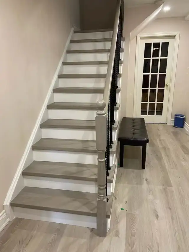 Professional Stair Case & Flooring Installation - Photo 5