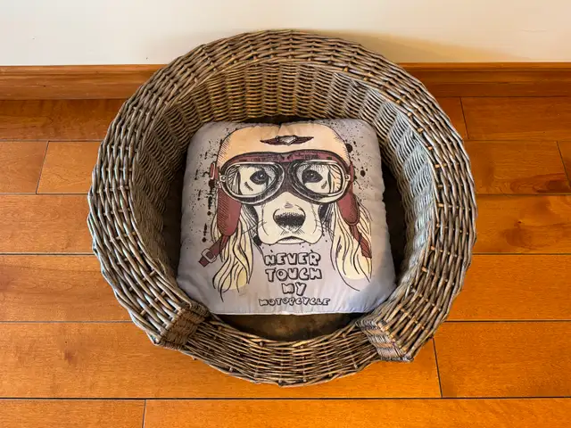 PANIER EN OSIER PARFAIT POUR PETITS ANIMAUX - Photo 2