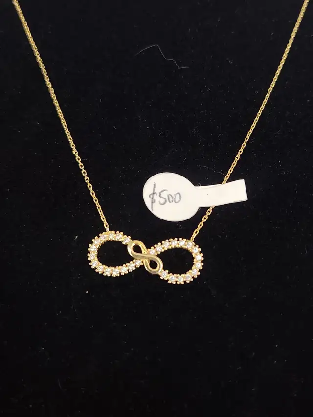 10k / 14k / 18k Gold Necklaces with Pendants, Diamonds - Photo 8