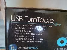USB Turntable - new.