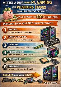 Mise à niveau PC Gaming – Étape par étape selon votre budget
