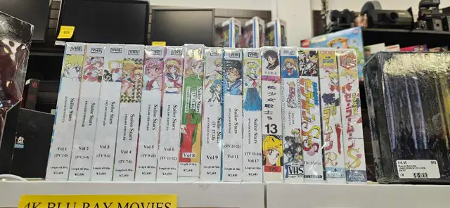 Original Sailor Moon VHS collection Japanese Version