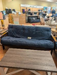 2 FUTONS AVAILABLE STARTING AT 199  TAX REDUCED TO CLEAR!!