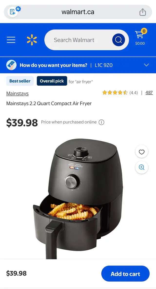 Compact Air Fryer – 2.2 Qt, - Photo 8