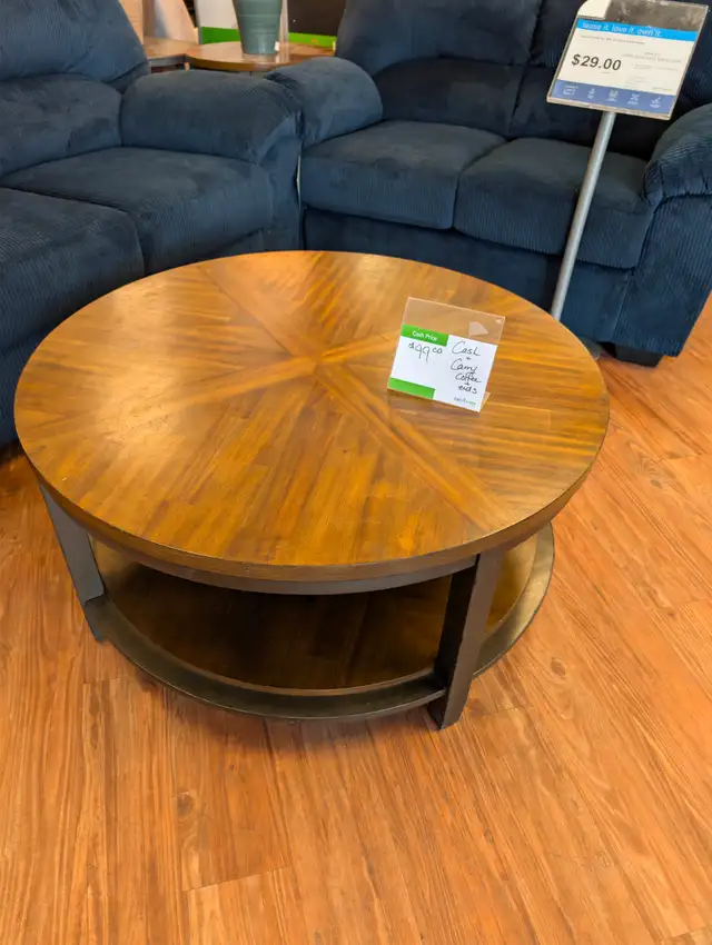 ASHLEY COFFEE & END TABLES REDUCED TO CLEAR $99  TAX