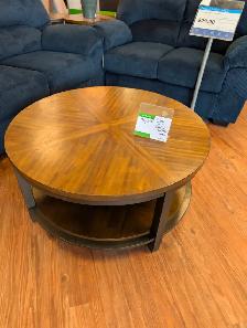 ASHLEY COFFEE & END TABLES REDUCED TO CLEAR $99  TAX