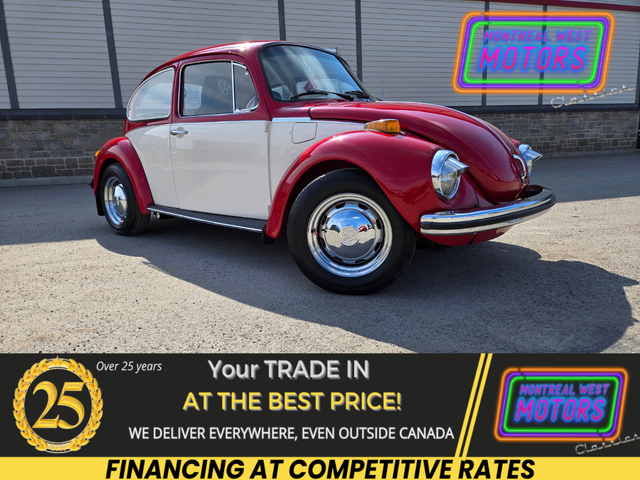1975 Volkswagen Super Beetle Fully Restored ! Manual !