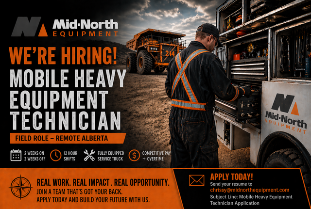 Mobile Heavy Equipment Technician (Field Role)