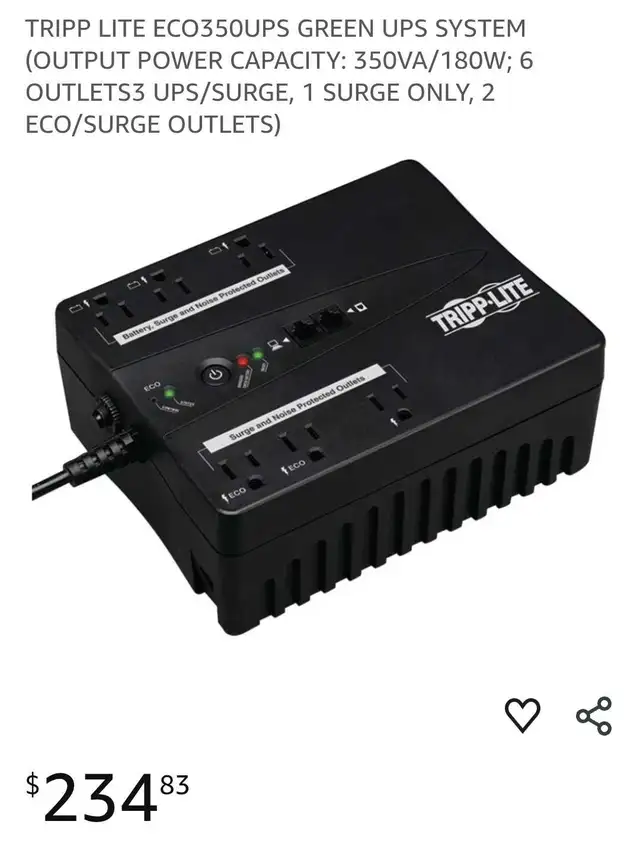 TRIPP-LITE SURGE PROTECTOR - Photo 2