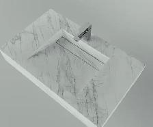 Quartz Countertop with Built-in Sink – Seamless Modern Design