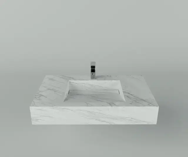 Quartz Countertop with Built-in Sink – Seamless Modern Design - Photo 2