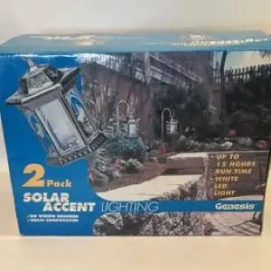 Genesis Solar Accent Lighting 2-Pack with Butterfly Design - Photo 2